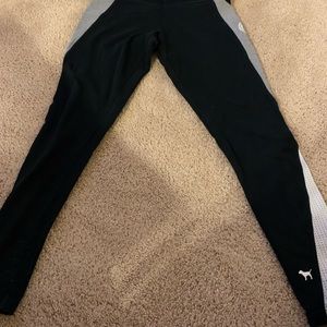 Black Yoga pants by pink medium size